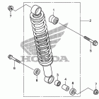 TRX420FPE Задний амортизатор