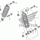TRX420FPE Передние аммортизаторы