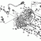 TRX420FPE Крышка картера задняя