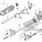 TRX420FPE Вал и вилки  коробки передач