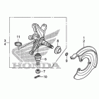 TRX420TE Front knuckle (2wd)