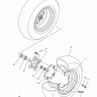 YFZ450 YFZ45BB/YFZ45BW Переднее колесо