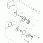 GRIZZLY 450 EPS 4WD HUNTER YFM45FGPHB Стартер электрический