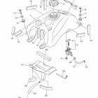 RAPTOR 125 YFM125RBL/YFM125RBW Топливный бак