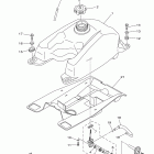 GRIZZLY 350 4WD HUNTER YFM35FGHB Топливный бак