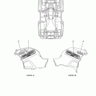 GRIZZLY 550 4WD HUNTER YFM5FGHB Наклейки