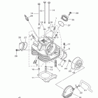 GRIZZLY 350 4WD HUNTER YFM35FGHB Головка цилиндра
