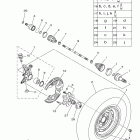 GRIZZLY 700 4WD HUNTER YFM7FGHB Переднее колесо