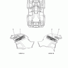GRIZLY 550 EPS 4WD YFM5FGPBGR Наклейки