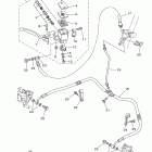 RAPTOR 250 YFM25RBL/YFM25RBW Главный тормозной цилиндр,передний