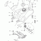 YFZ450 YFZ45BB/YFZ45BW Топливный бак