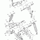 Grizzly 700 EPS Hunter YFM7FGPHB Передняя подвеска колес