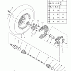GRIZZLY 700 4WD HUNTER YFM7FGHB Переднее колесо 2