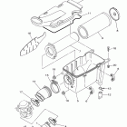 Raptor 350 YFM35RBW Впускная система