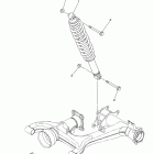 GRIZZLY 350 4WD HUNTER YFM35FGHB Задняя подвеска