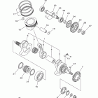 Grizzly 700 EPS Hunter YFM7FGPHB Коленчатый вал и Поршень