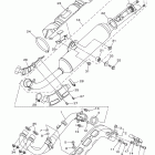 Grizzly 700 EPS Hunter YFM7FGPHB Выхлопная система