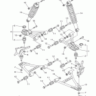 GRIZZLY 350 4WD HUNTER YFM35FGHB Передняя подвеска колес