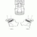 GRIZZLY 700 4WD HUNTER YFM7FGHB Наклейки