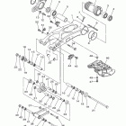 YFZ450 YFZ45BB/YFZ45BW Бугель (задний рычаг)