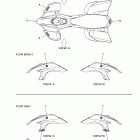 YFZ450 YFZ45BB/YFZ45BW Наклейки