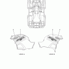 GRIZZLY 700EPS 4WD HUNTER YFM7FGPHA Наклейки