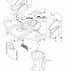 LT-A750XP KingQuad 750AXi 4x4 Auto Power Steering Front fender (lt-a750xpl2 e28)