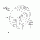 LT-A750XP KingQuad 750AXi 4x4 Auto Power Steering Right rear wheel (lt-a750xpl2 e33)