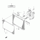 LT-A750XP KingQuad 750AXi 4x4 Auto Power Steering Radiator (lt-a750xpzl2 e33)