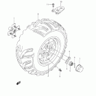 LT-A750XP KingQuad 750AXi 4x4 Auto Power Steering Left rear wheel (lt-a750xpzl2 e28)