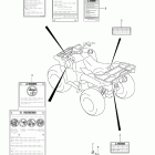 LT-A500X,Z KingQuad 500AXi 4x4 Auto Наклейки