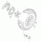 LT-A750XP KingQuad 750AXi 4x4 Auto Power Steering Front wheel (lt-a750xpzl2 e33)