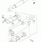 LT-A750XP KingQuad 750AXi 4x4 Auto Power Steering Глушитель