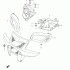 LT-A750XP KingQuad 750AXi 4x4 Auto Power Steering Front grille (lt-a750xpzl2 e33)
