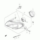 LT-A500X,Z KingQuad 500AXi 4x4 Auto Headlamp (lt-a500x e33)