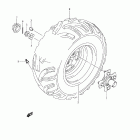 LT-A750XP KingQuad 750AXi 4x4 Auto Power Steering Right rear wheel (lt-a750xpzl2 e28)