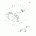 LT-A750XP KingQuad 750AXi 4x4 Auto Power Steering Rear combination lamp (lt-a750xpl2 e33)