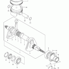 LT-A500X,Z KingQuad 500AXi 4x4 Auto Коленвал