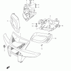 LT-A750XP KingQuad 750AXi 4x4 Auto Power Steering Front grille (lt-a750xpl2 e33)