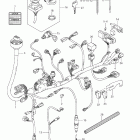 LT-A500X,Z KingQuad 500AXi 4x4 Auto Wiring harness (lt-a500xz e28)