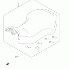 LT-A750XP KingQuad 750AXi 4x4 Auto Power Steering Сидение