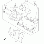 LT-Z400 QuadSport Z400 Передний суппорт тормозной