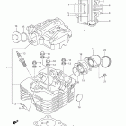 LT-F250 Ozark 250 Головка цилиндра