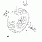 LT-A750XP KingQuad 750AXi 4x4 Auto Power Steering Left rear wheel (lt-a750xpl2 e33)