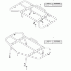 LT-A750XP KingQuad 750AXi 4x4 Auto Power Steering Carrier (lt-a750xpzl2 e28)