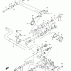 LT-A500X,Z KingQuad 500AXi 4x4 Auto Rear suspension arm (lt-a500xz e28)
