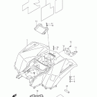 LT-A400F,Z KingQuad 400ASi 4x4 Auto Rear fender (lt-a400f e28)
