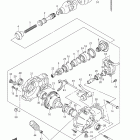 LT-A500XP KingQuad 500AXi 4x4 Auto Power Steering Редуктор передний