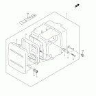 LT-A500X,Z KingQuad 500AXi 4x4 Auto Задний короб