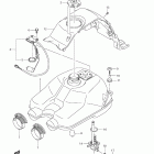LT-F400F KingQuad 400FS 4x4 Топливный бак